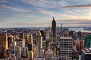 New York City from Top of the Rock Observation Deck